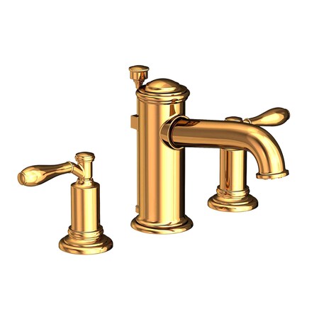 Newport Brass Widespread Lavatory Faucet in Polished Gold (Pvd) 2550-24
